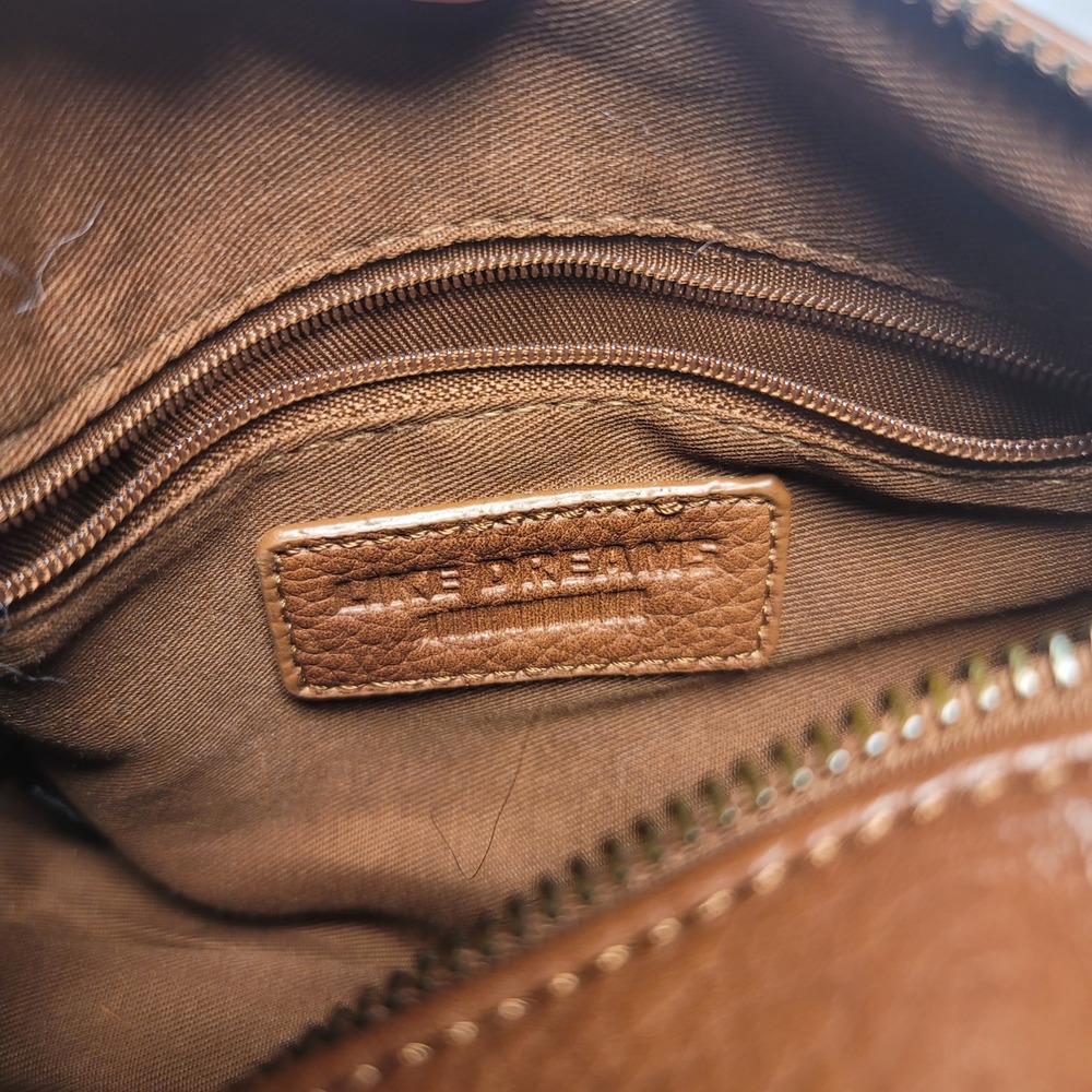 LIKE DREAMS Brown Faux Leather Mini Satchel Crossbody Bag Purse Coin Pouch - Picture 7 of 7